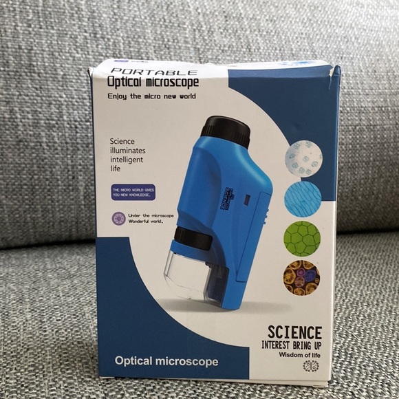 NEW NWT Kids Portable Microscope - 60-120X Magnification Clear Lens Mini - Picture 3 of 4